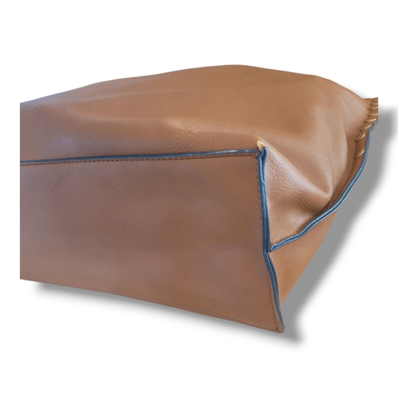 Big Buddha Tan Tote with Studded Trim - Picture 5 of 13